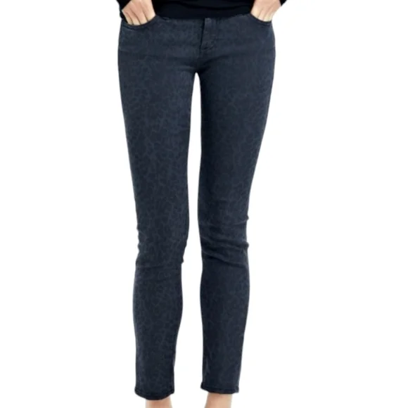 Adriano Goldschmied Animal Print Jegging Jeans The Legging Ankle Leopard sz 29 - Picture 1 of 12